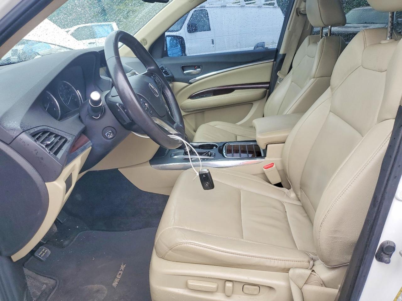 2014 Acura Mdx White vin: 5FRYD4H29EB008609