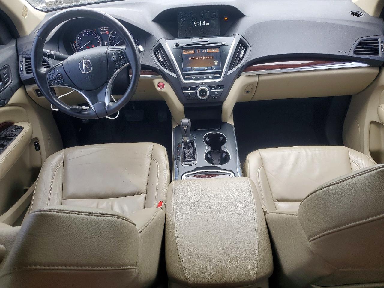 2014 Acura Mdx White vin: 5FRYD4H29EB008609