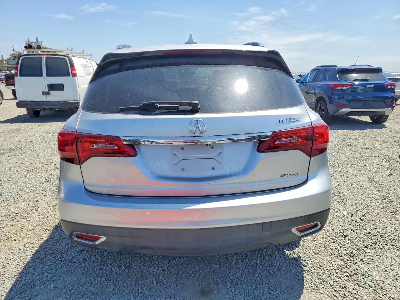 2014 Acura Mdx Gray vin: 5FRYD4H29EB025376