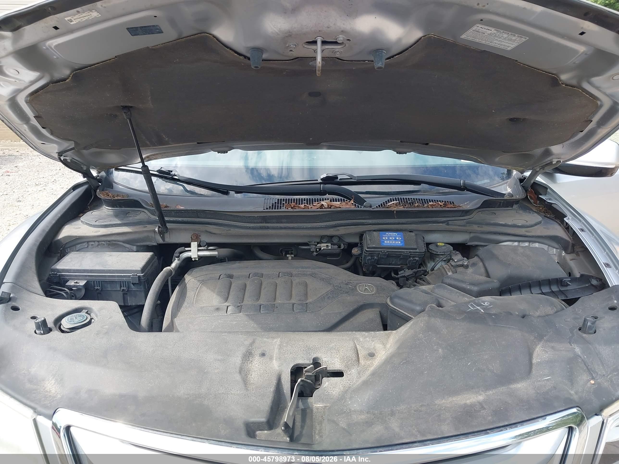 2014 Acura Mdx   Серебряный vin: 5FRYD4H29EB037818