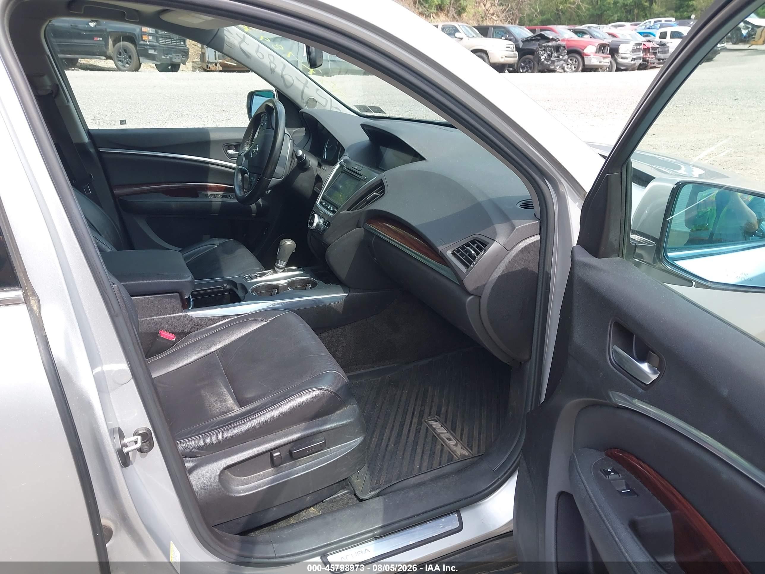 2014 Acura Mdx   Серебряный vin: 5FRYD4H29EB037818