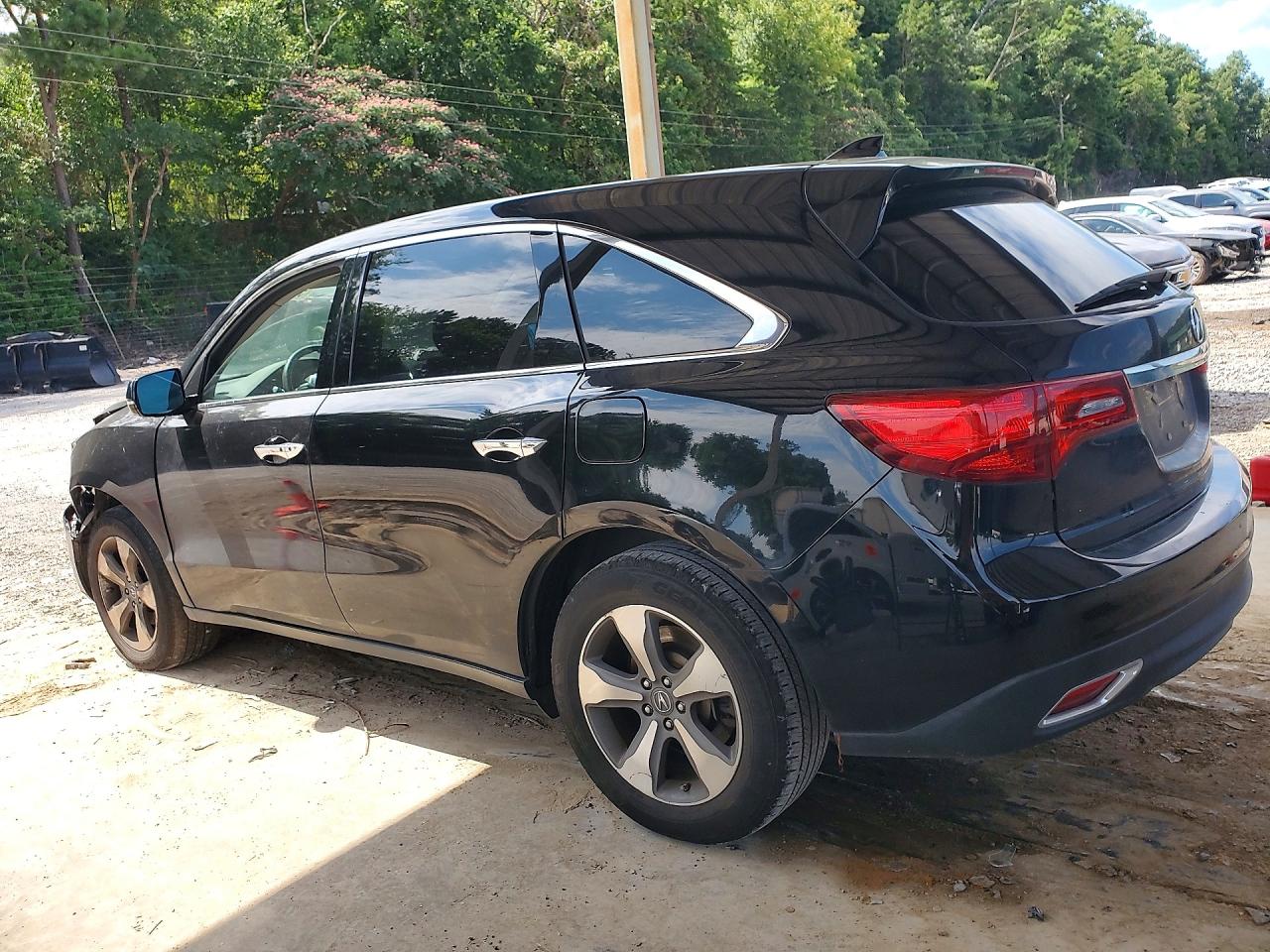 2015 Acura Mdx Black vin: 5FRYD4H29FB032183