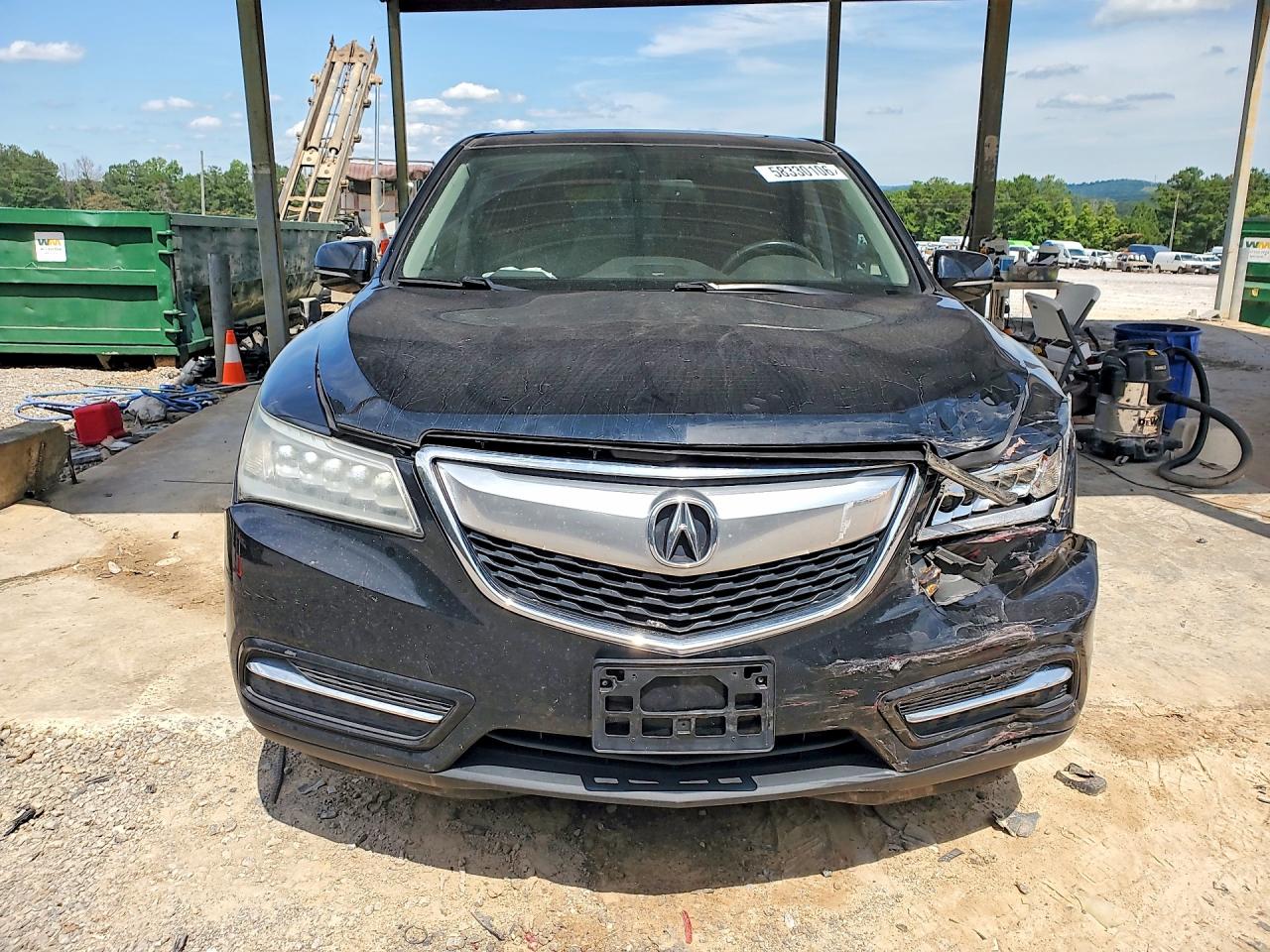 2015 Acura Mdx Black vin: 5FRYD4H29FB032183