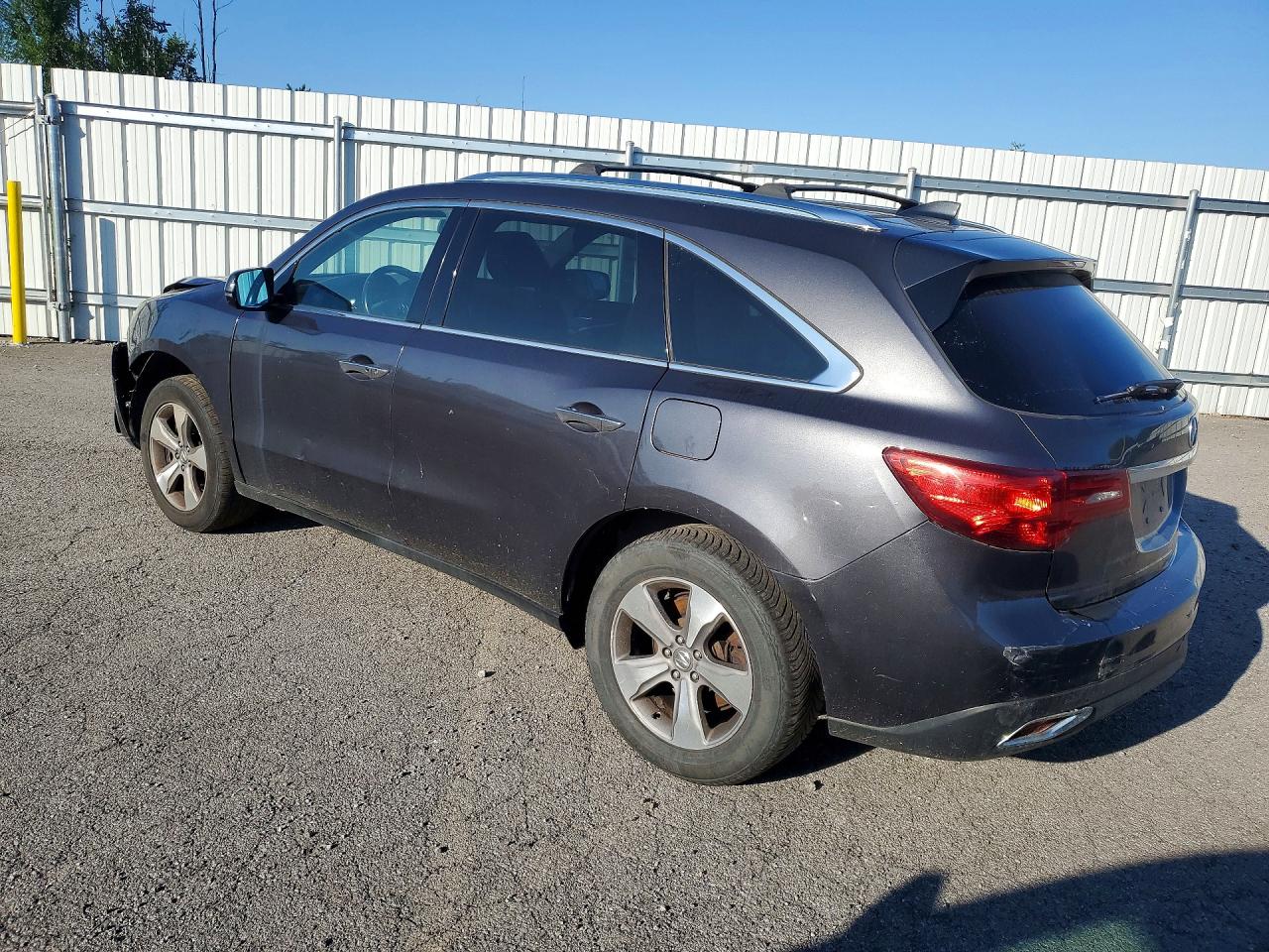 2014 Acura Mdx Charcoal vin: 5FRYD4H2XEB003886