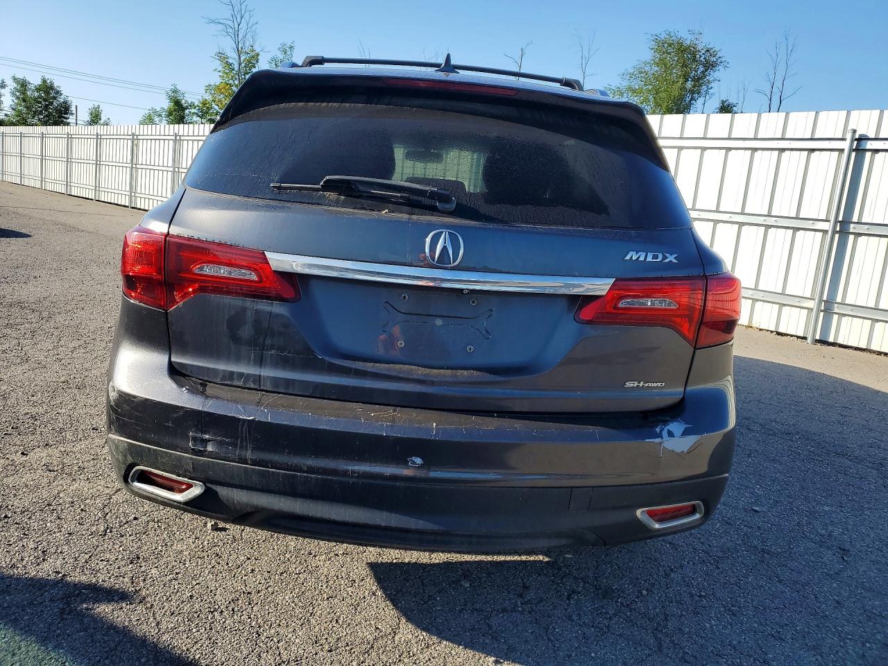 2014 Acura Mdx Charcoal vin: 5FRYD4H2XEB003886