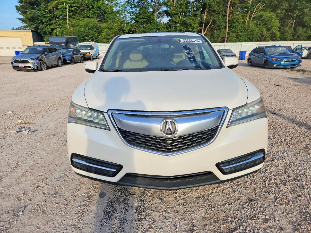 2014 Acura Mdx Белый vin: 5FRYD4H2XEB004780