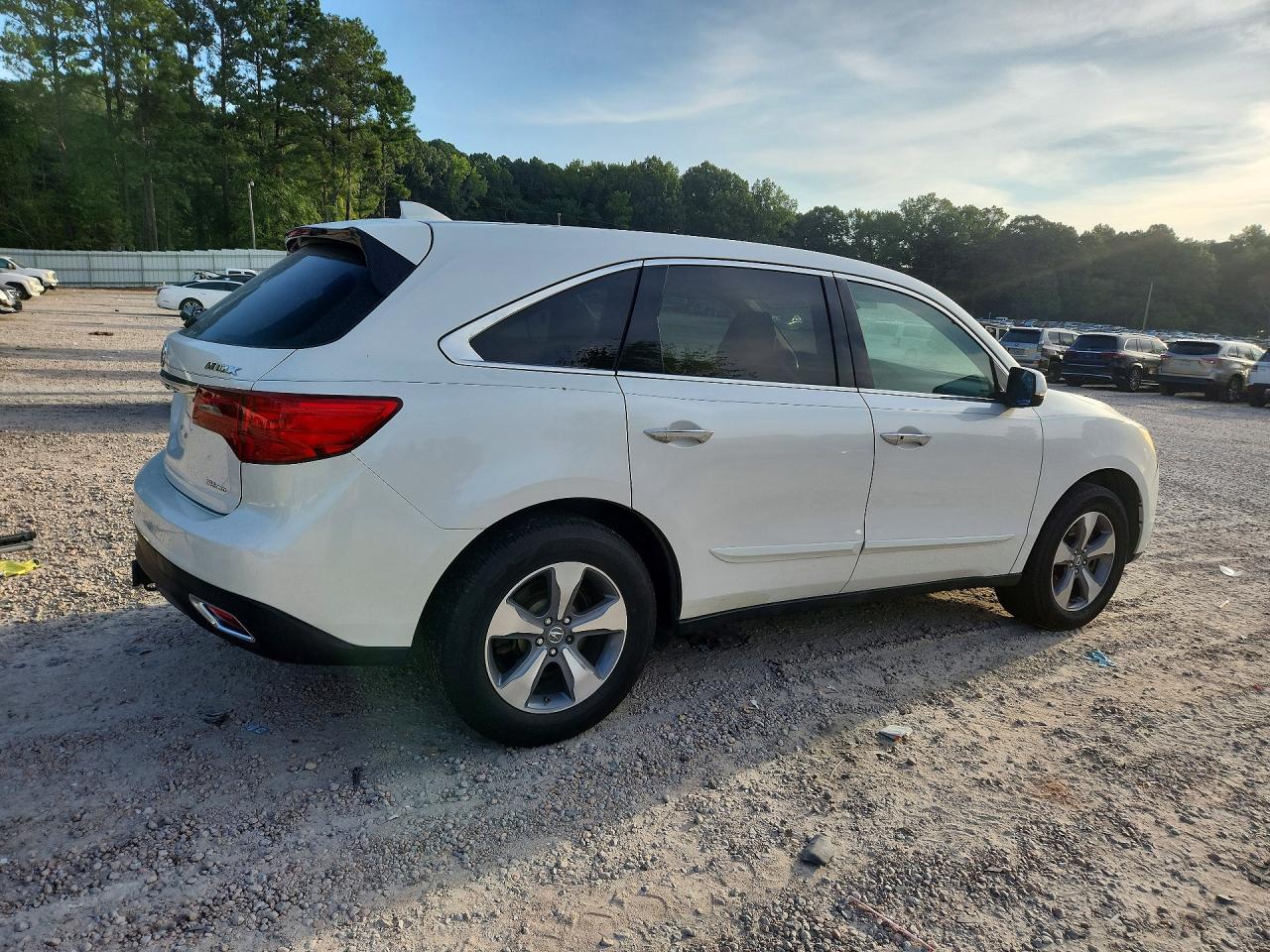 2014 Acura Mdx Белый vin: 5FRYD4H2XEB004780