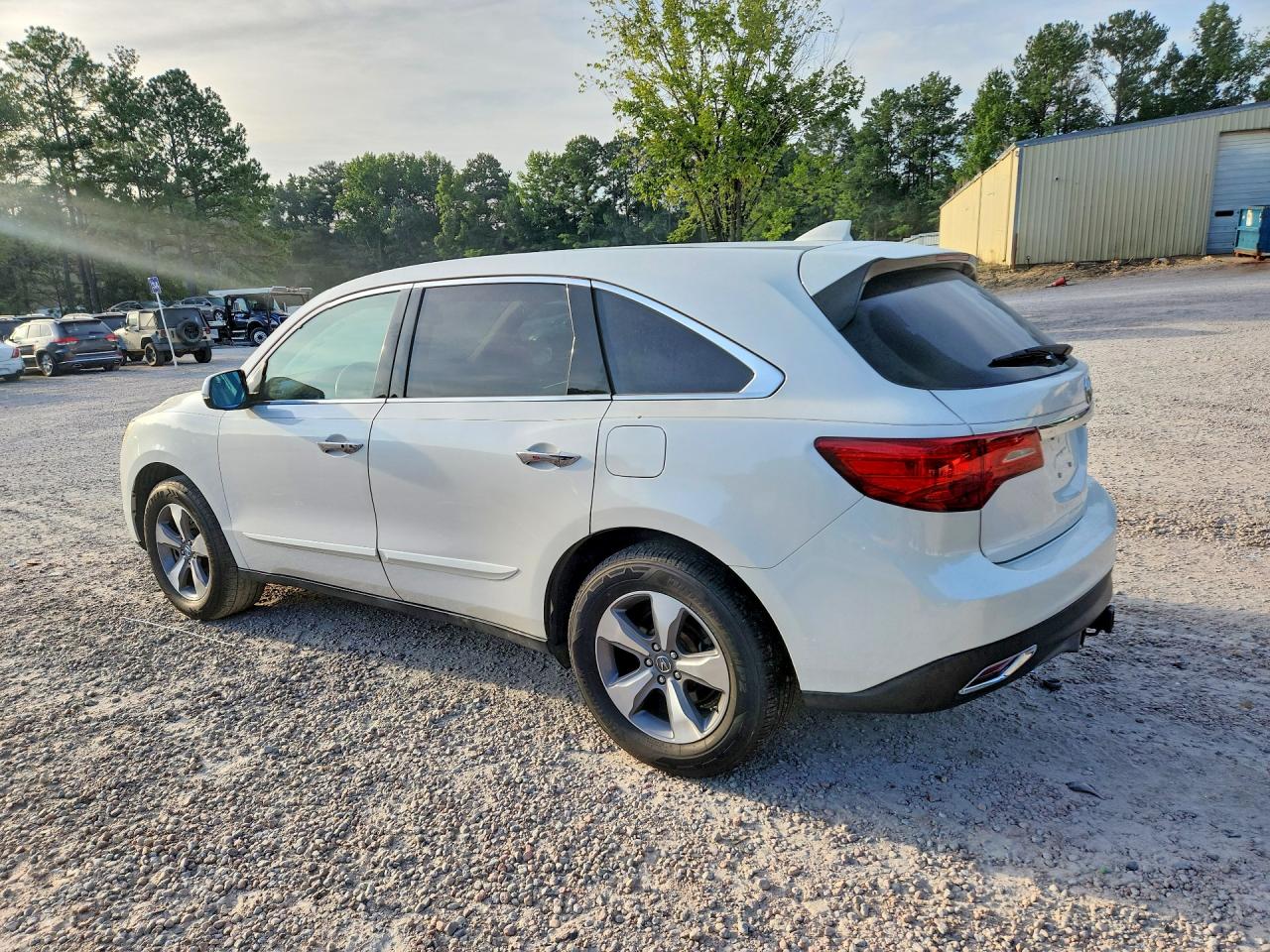 2014 Acura Mdx Белый vin: 5FRYD4H2XEB004780