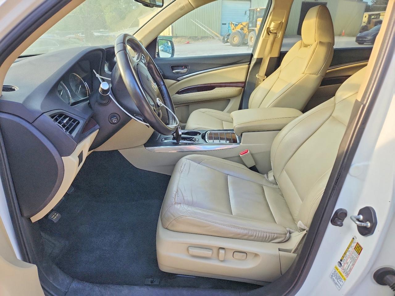 2014 Acura Mdx Белый vin: 5FRYD4H2XEB004780
