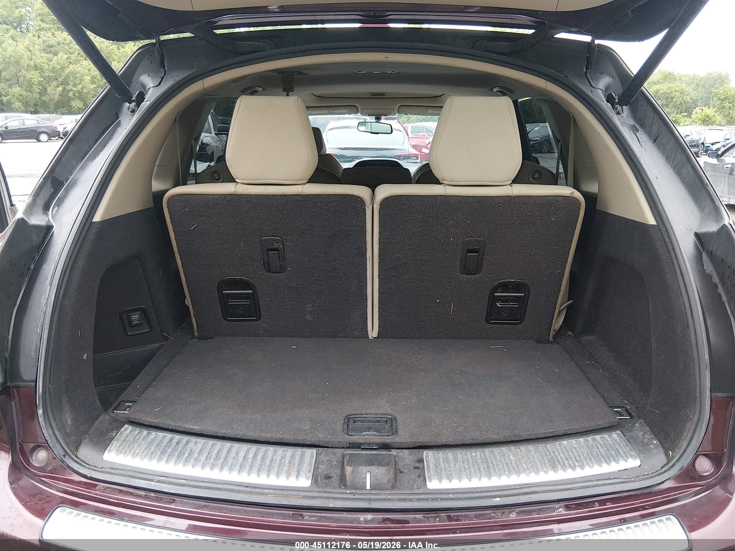 2014 Acura Mdx   Burgundy vin: 5FRYD4H2XEB035513