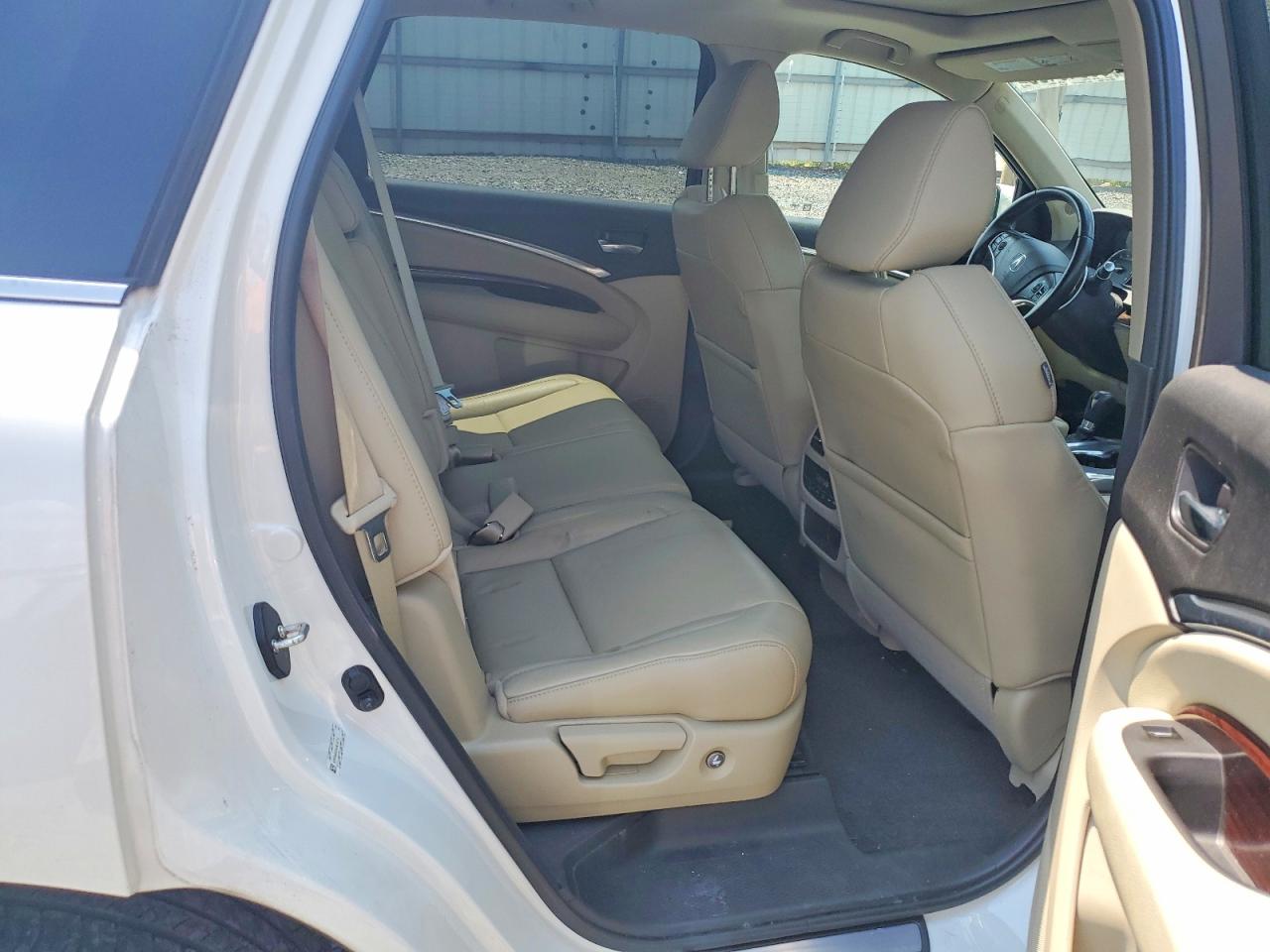 2015 Acura Mdx White vin: 5FRYD4H2XFB018714