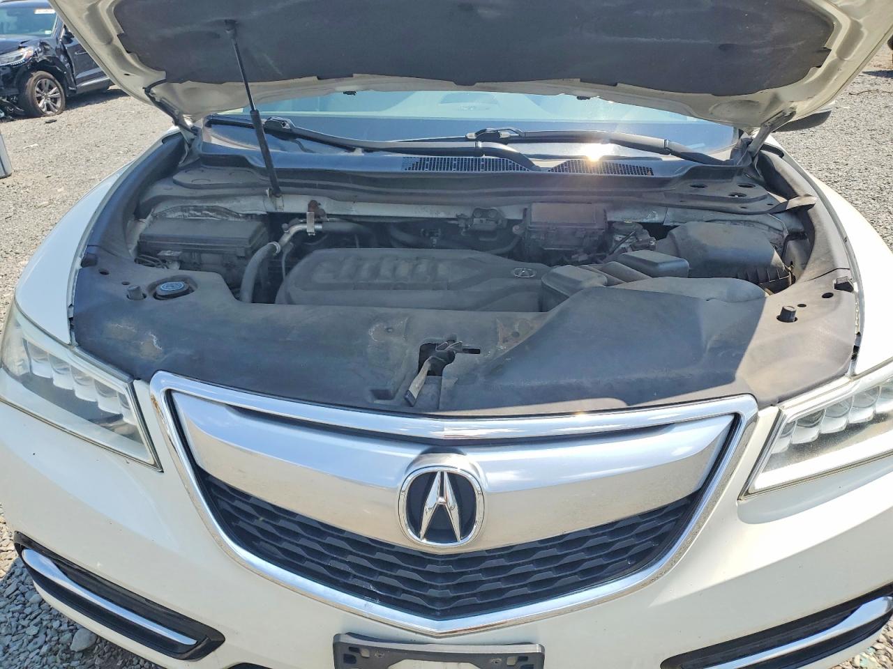2015 Acura Mdx White vin: 5FRYD4H2XFB018714