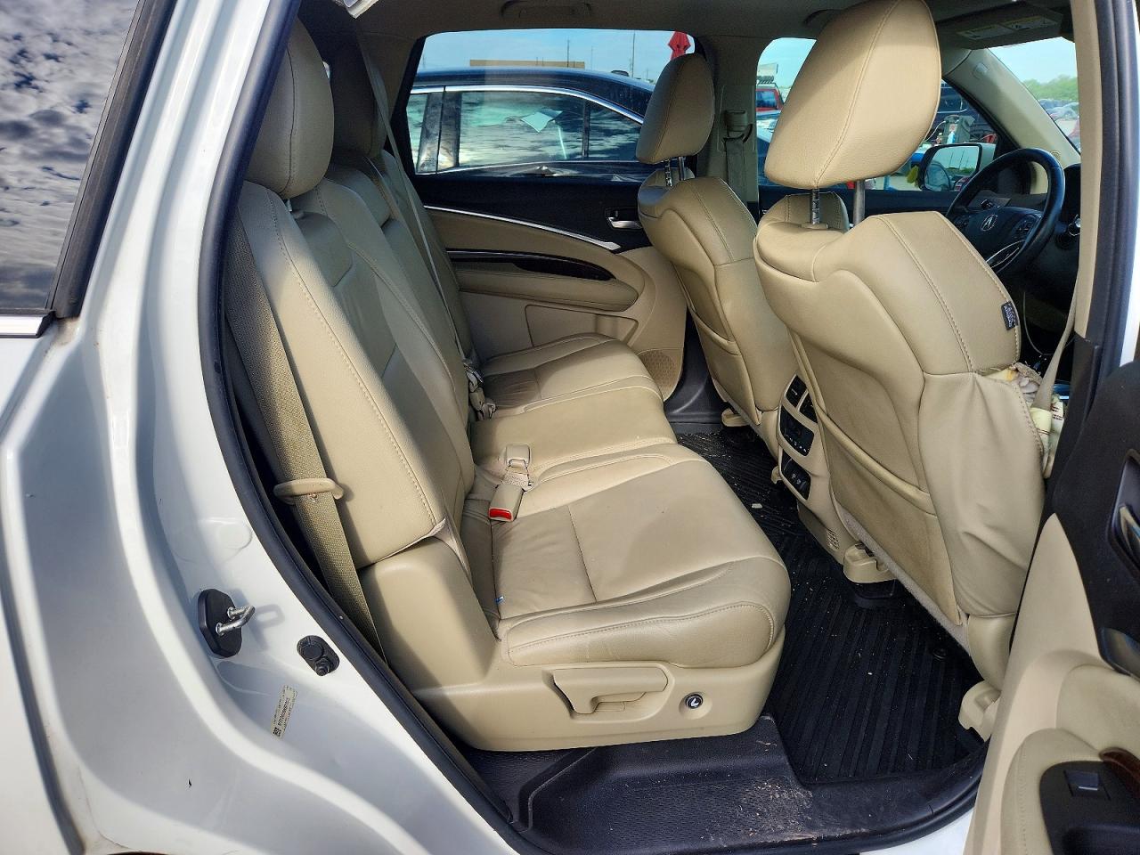 2017 Acura Mdx White vin: 5FRYD4H30HB019575