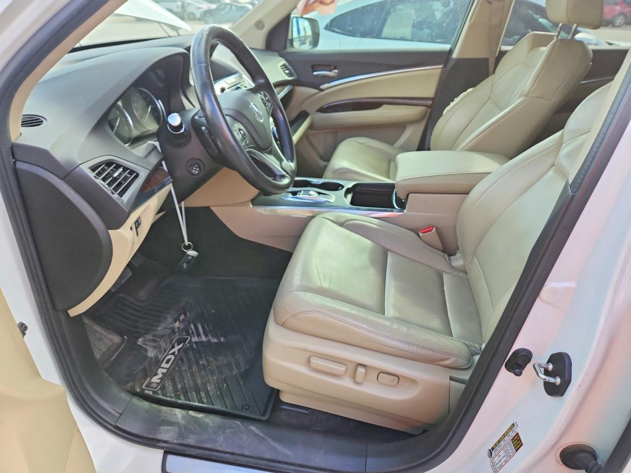 2017 Acura Mdx White vin: 5FRYD4H30HB019575