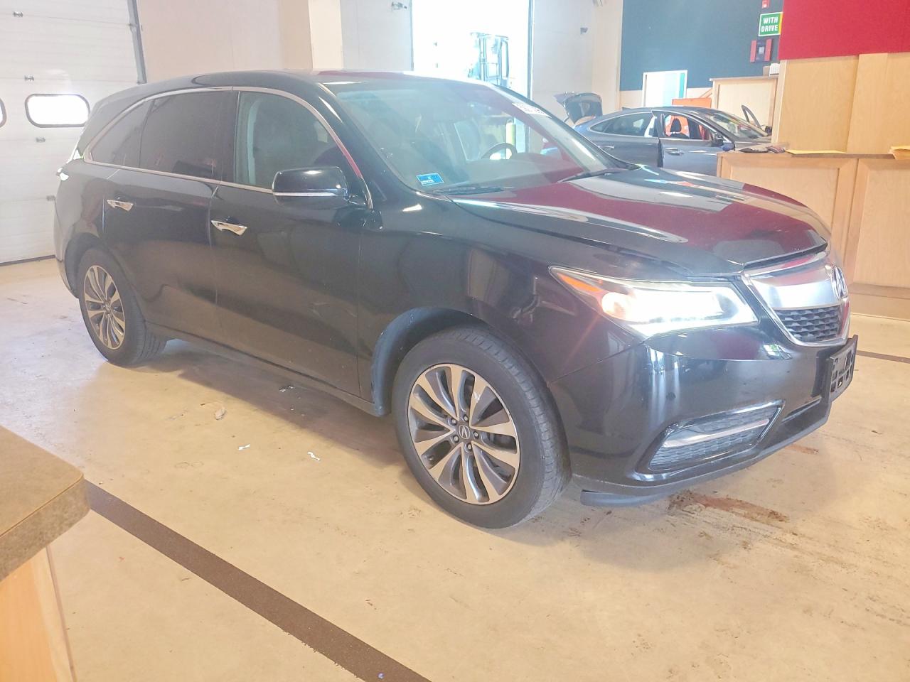2014 Acura Mdx Technology Черный vin: 5FRYD4H40EB006488