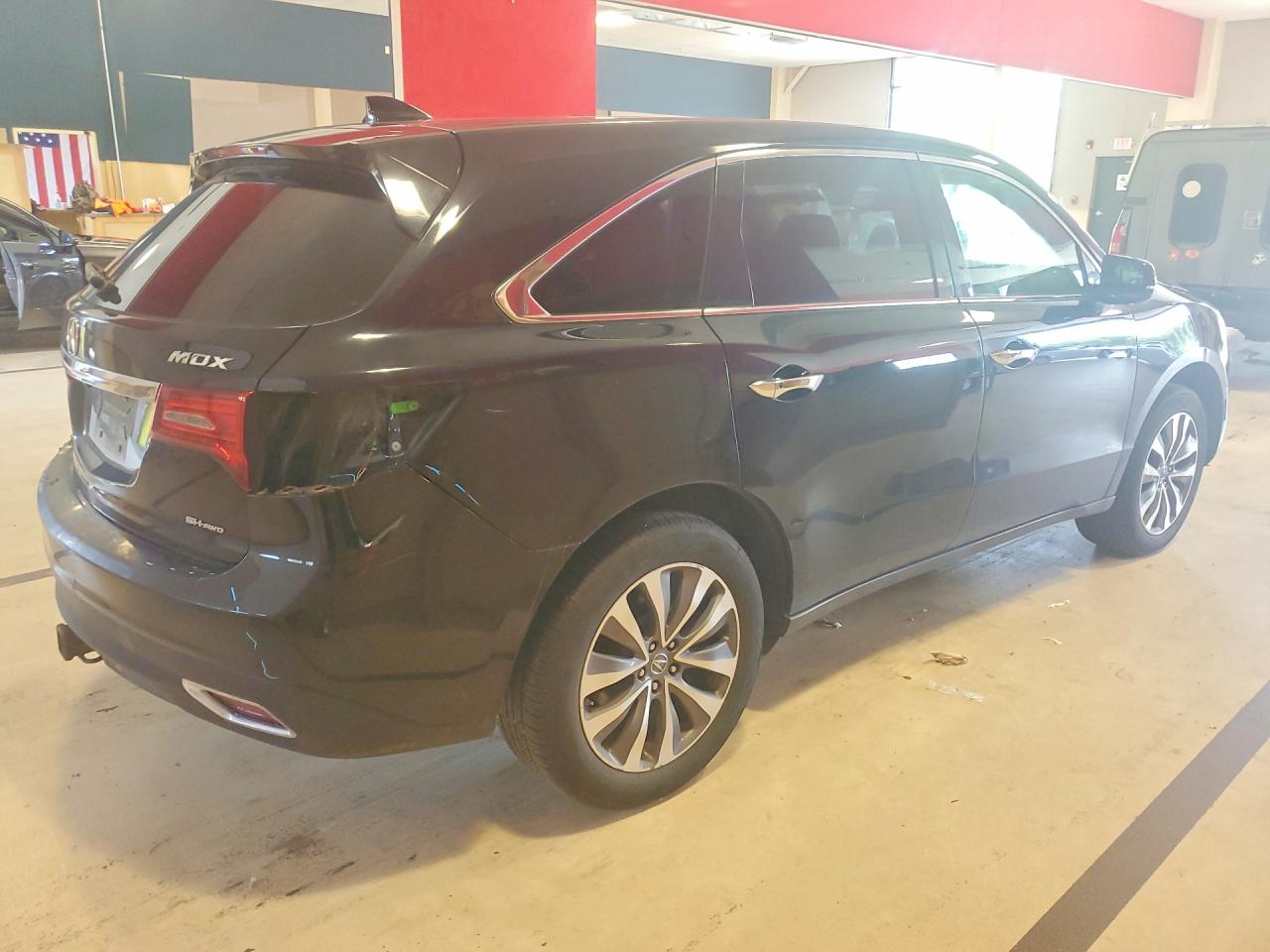 2014 Acura Mdx Technology Черный vin: 5FRYD4H40EB006488