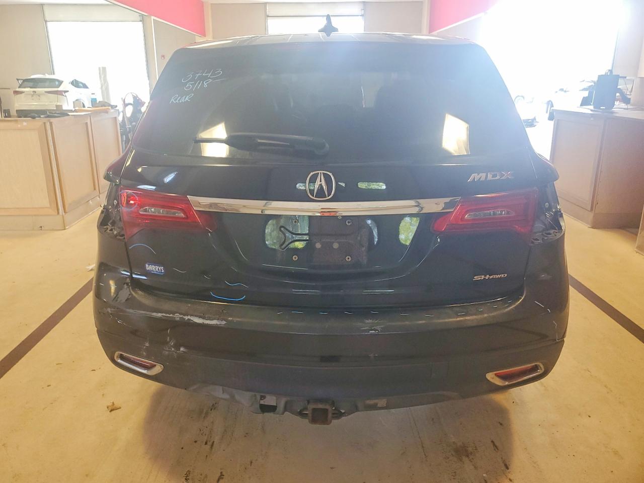 2014 Acura Mdx Technology Черный vin: 5FRYD4H40EB006488