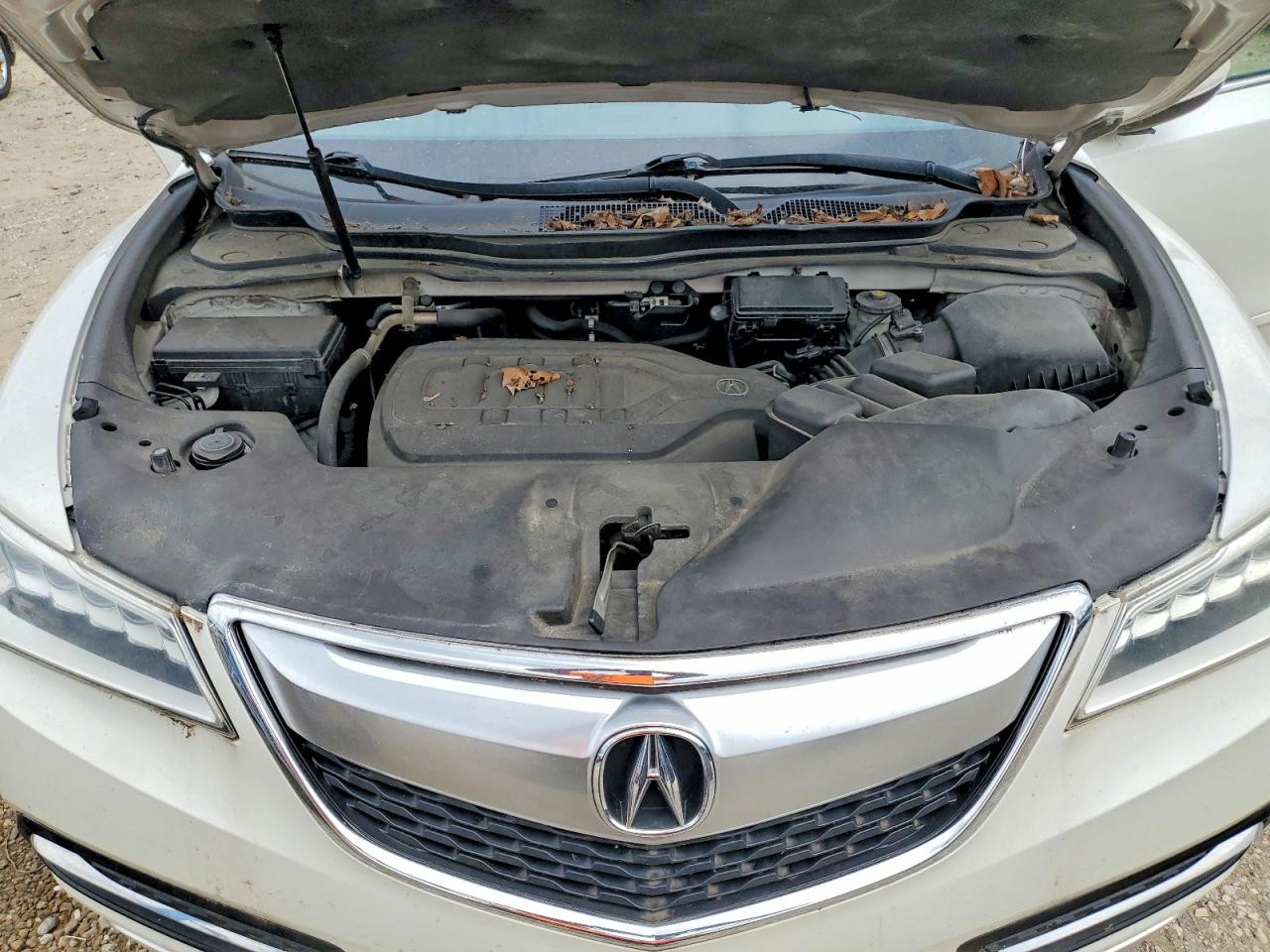 2014 Acura Mdx Technology White vin: 5FRYD4H40EB007480