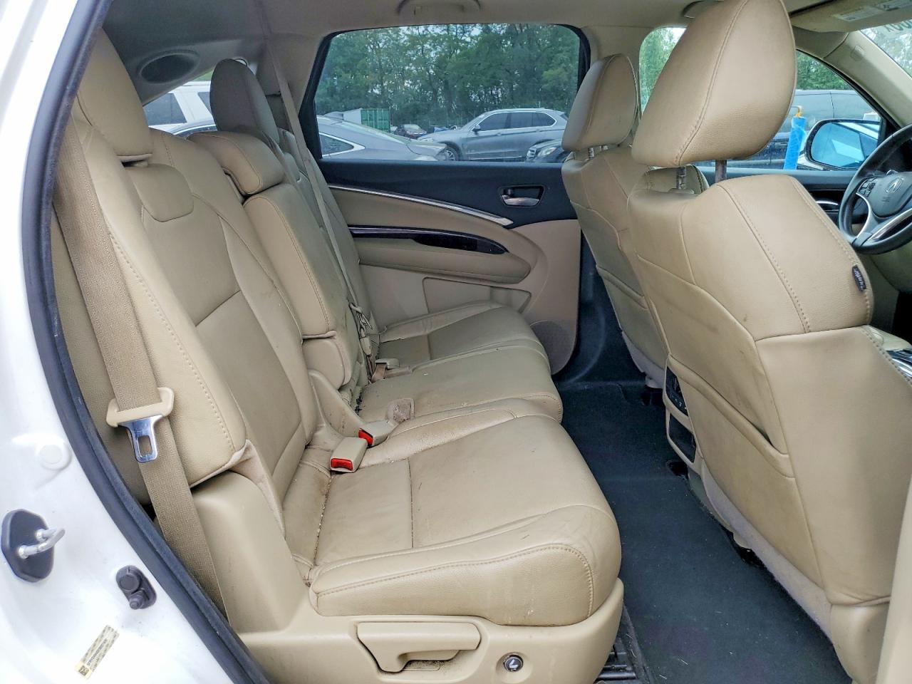 2014 Acura Mdx Technology White vin: 5FRYD4H40EB007480