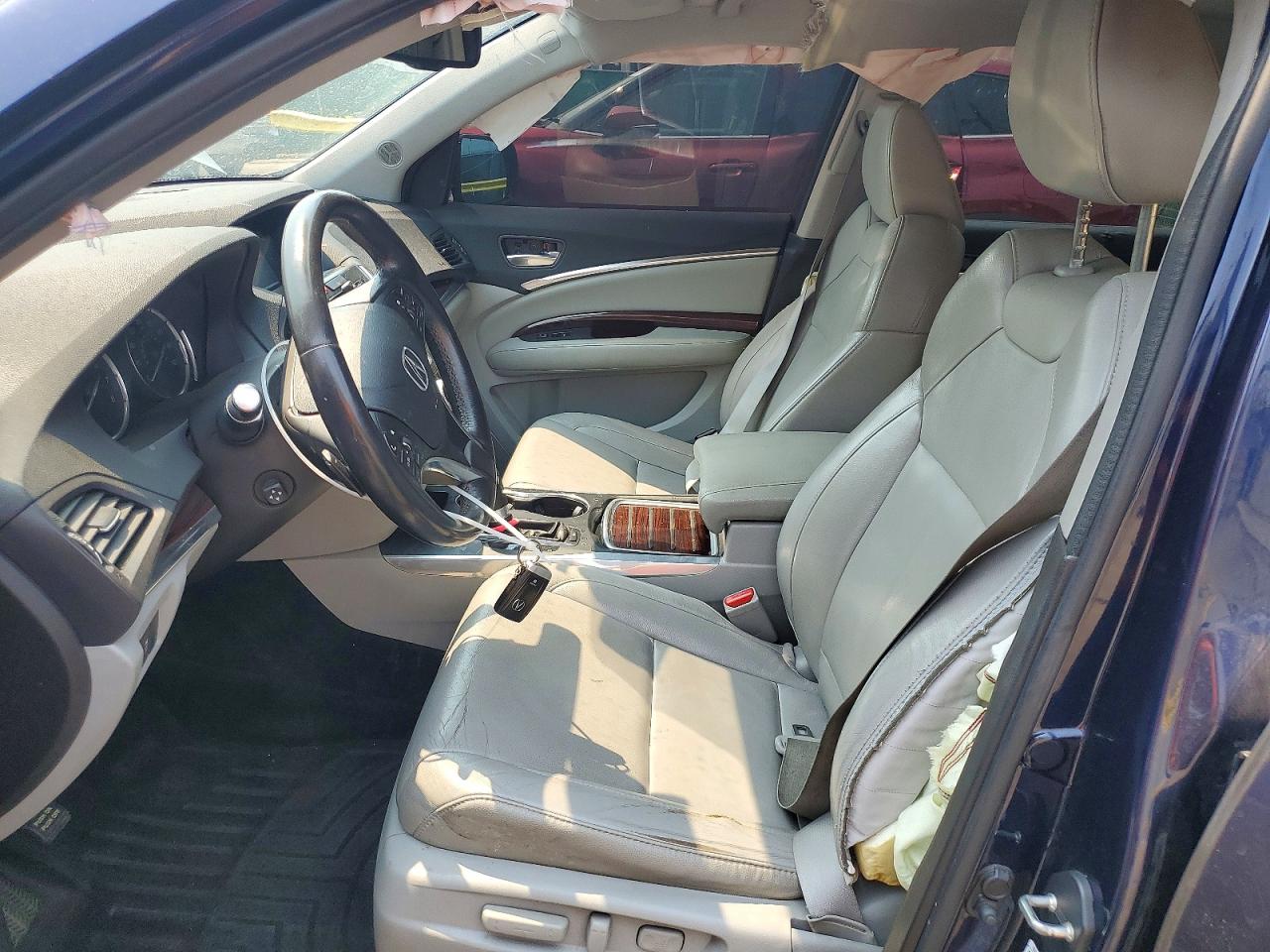 2014 Acura Mdx Technology Blue vin: 5FRYD4H40EB018026