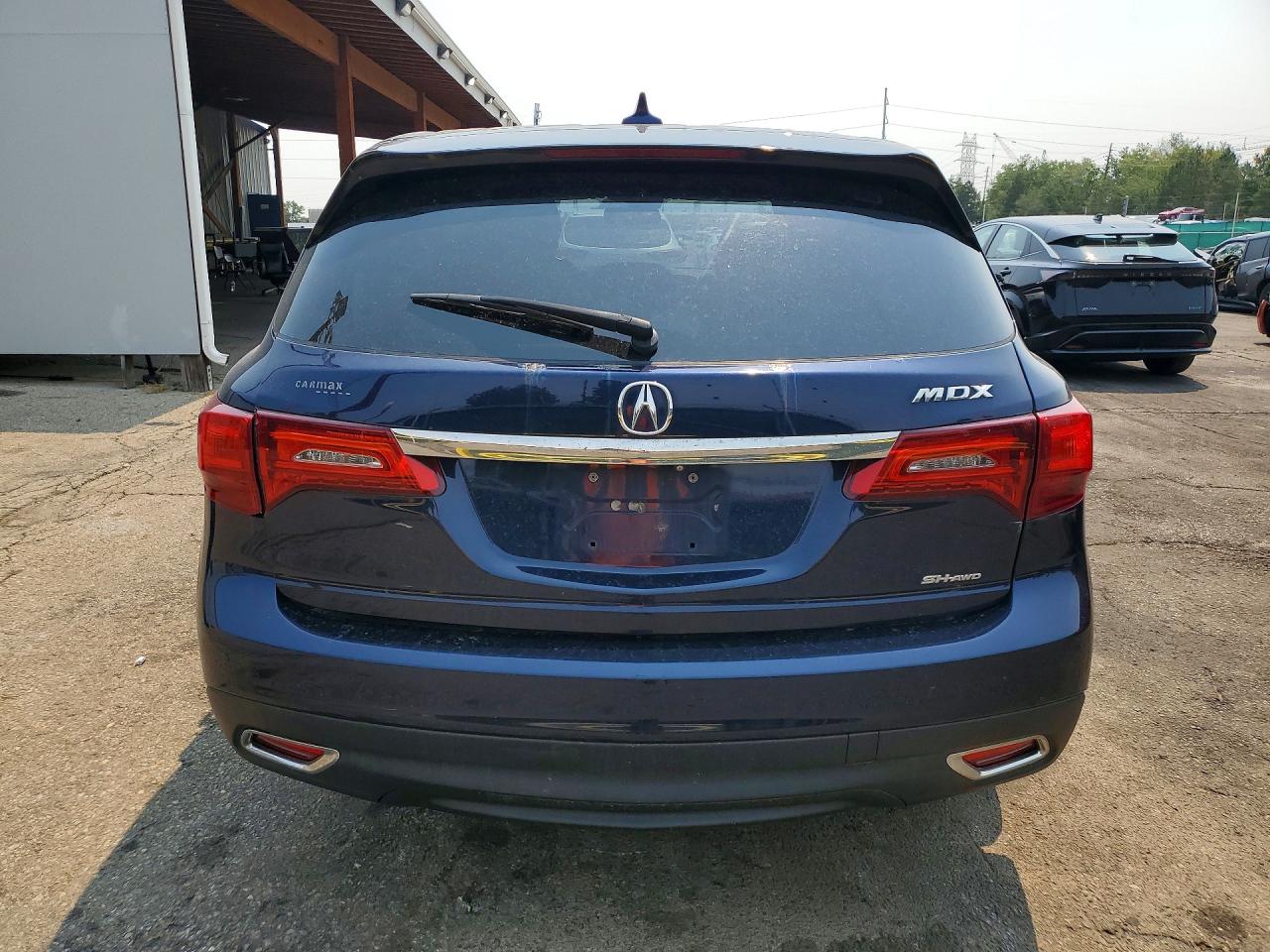 2014 Acura Mdx Technology Blue vin: 5FRYD4H40EB018026