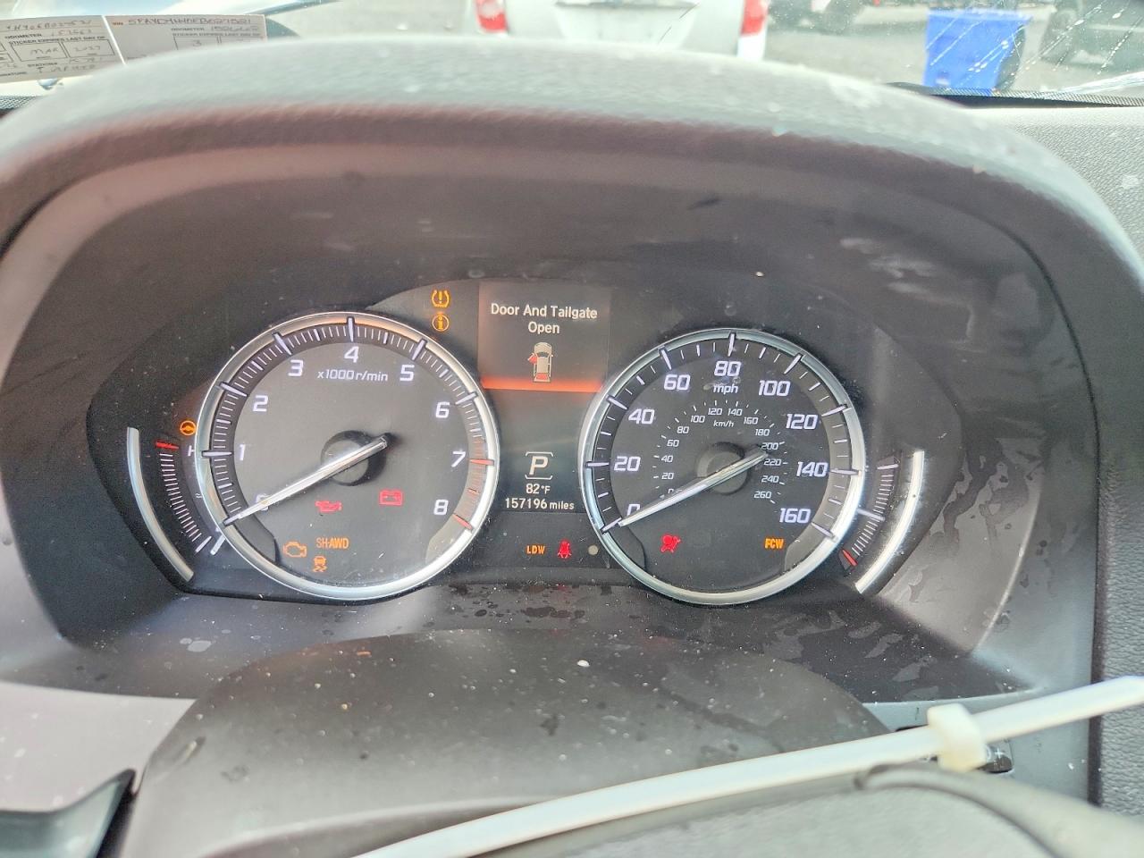 2014 Acura Mdx Technology Gray vin: 5FRYD4H40EB027521
