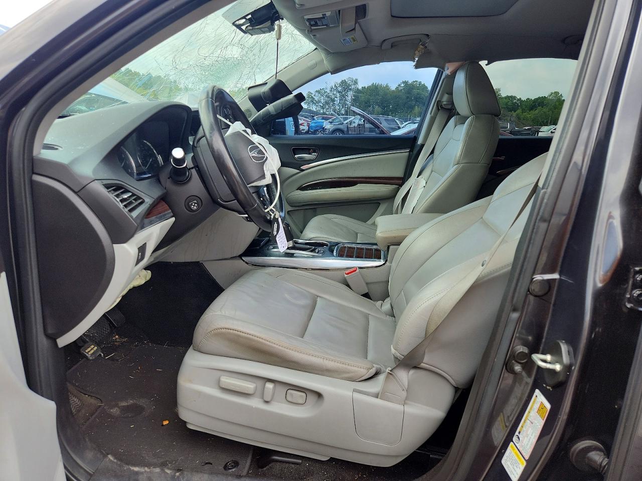 2014 Acura Mdx Technology Gray vin: 5FRYD4H40EB027521