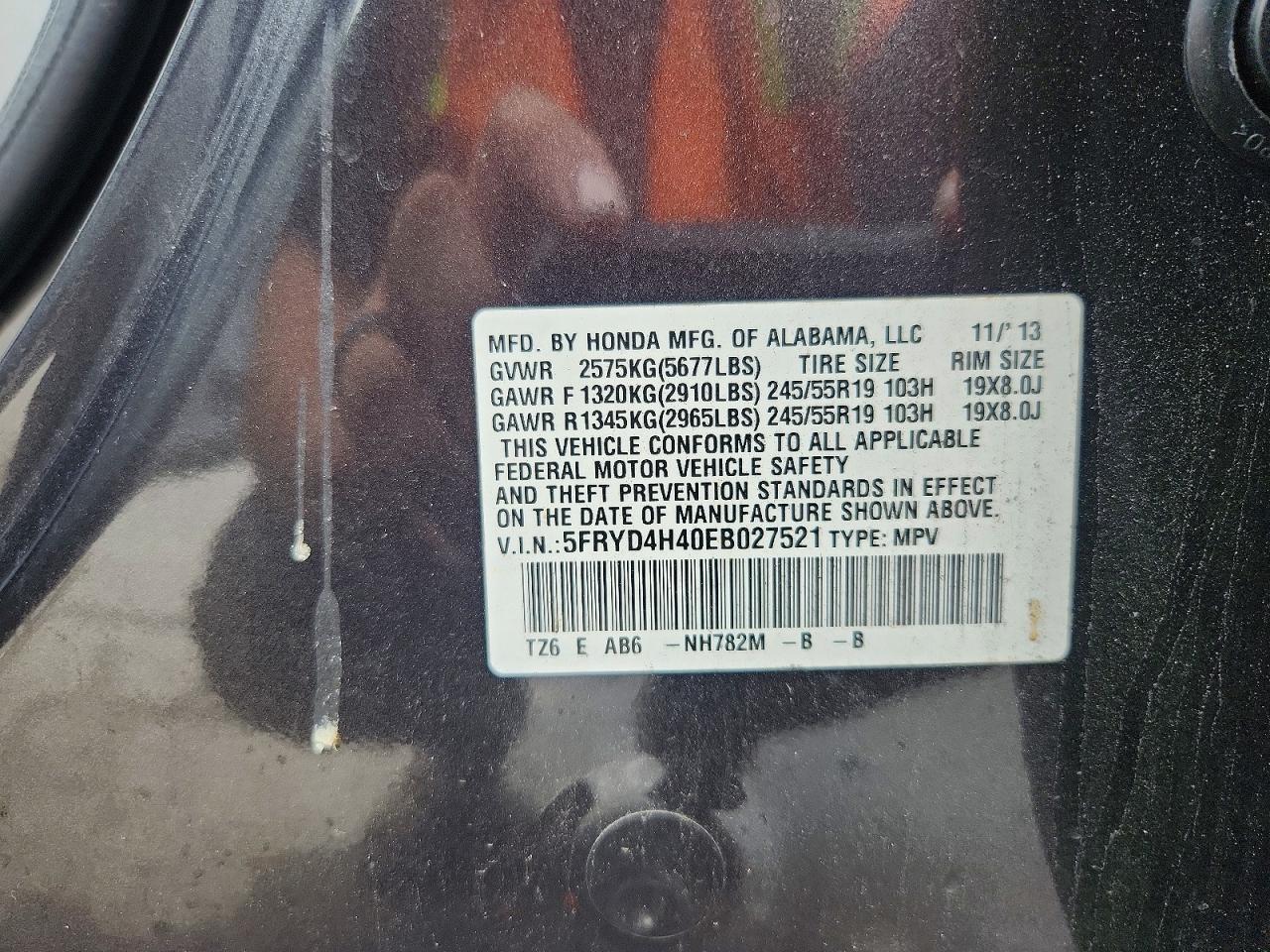 2014 Acura Mdx Technology Gray vin: 5FRYD4H40EB027521