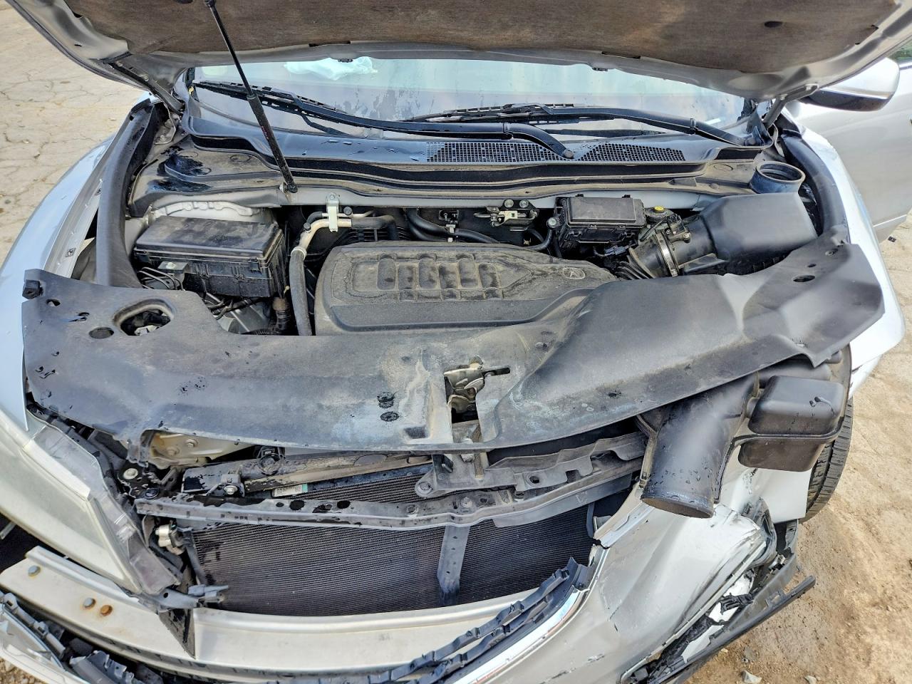 2014 Acura Mdx Technology Silver vin: 5FRYD4H40EB028300