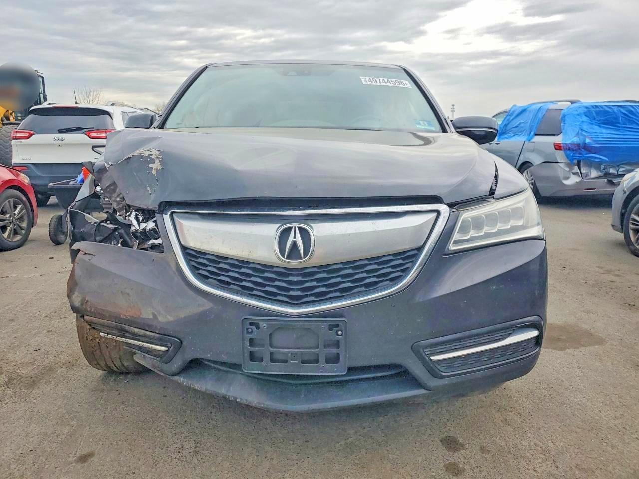 2014 Acura Mdx Technology Серый vin: 5FRYD4H40EB029561