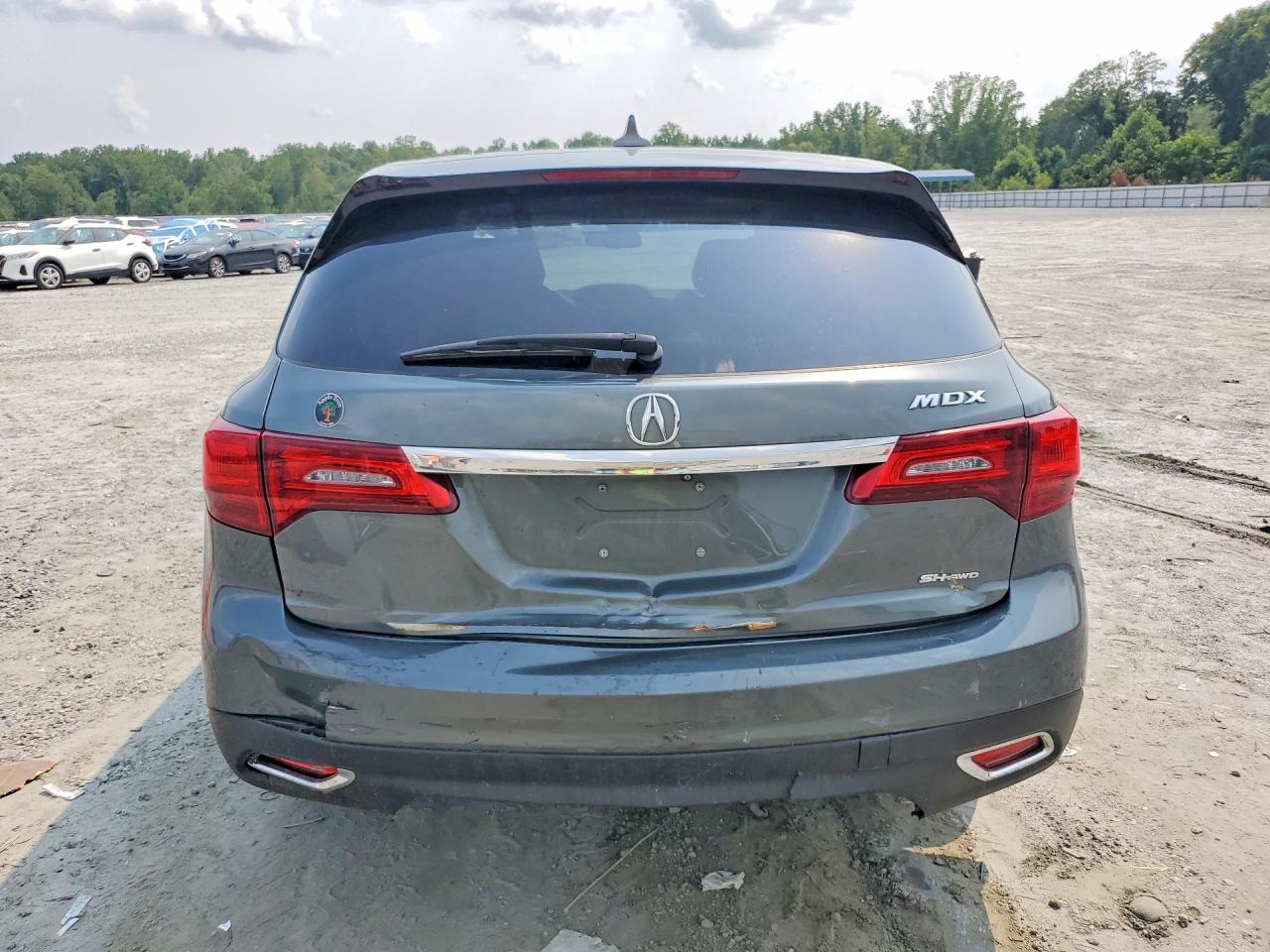 2014 Acura Mdx Technology Green vin: 5FRYD4H40EB048370