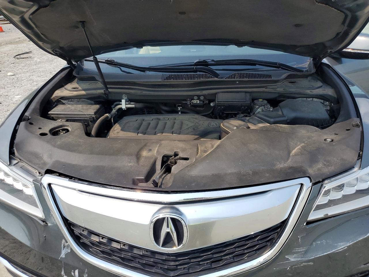 2014 Acura Mdx Technology Green vin: 5FRYD4H40EB048370