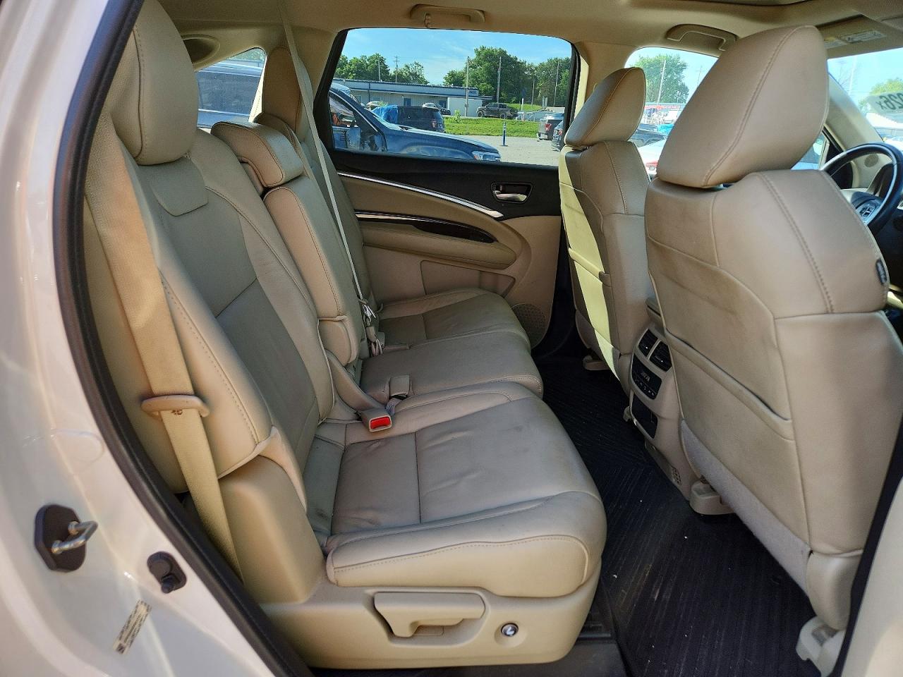 2015 Acura Mdx Technology White vin: 5FRYD4H40FB012731
