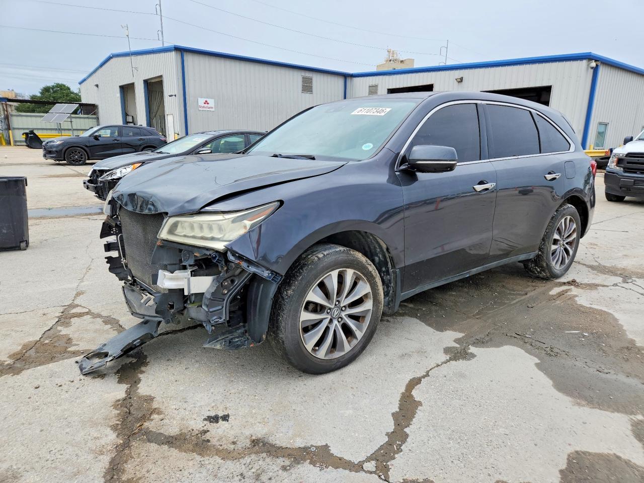 2015 Acura Mdx Technology Charcoal vin: 5FRYD4H40FB013488