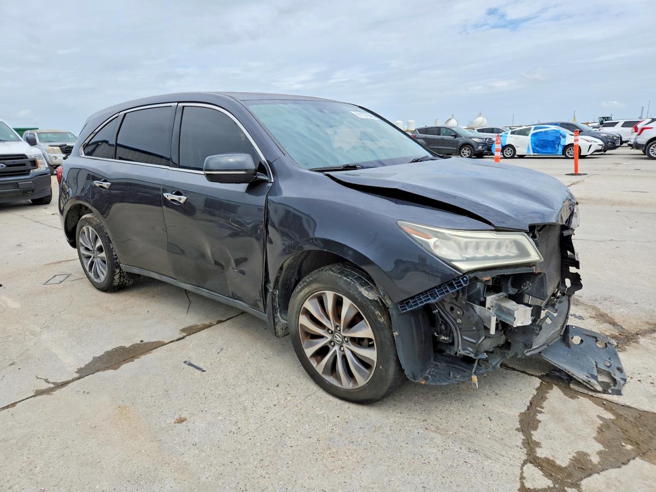 2015 Acura Mdx Technology Charcoal vin: 5FRYD4H40FB013488