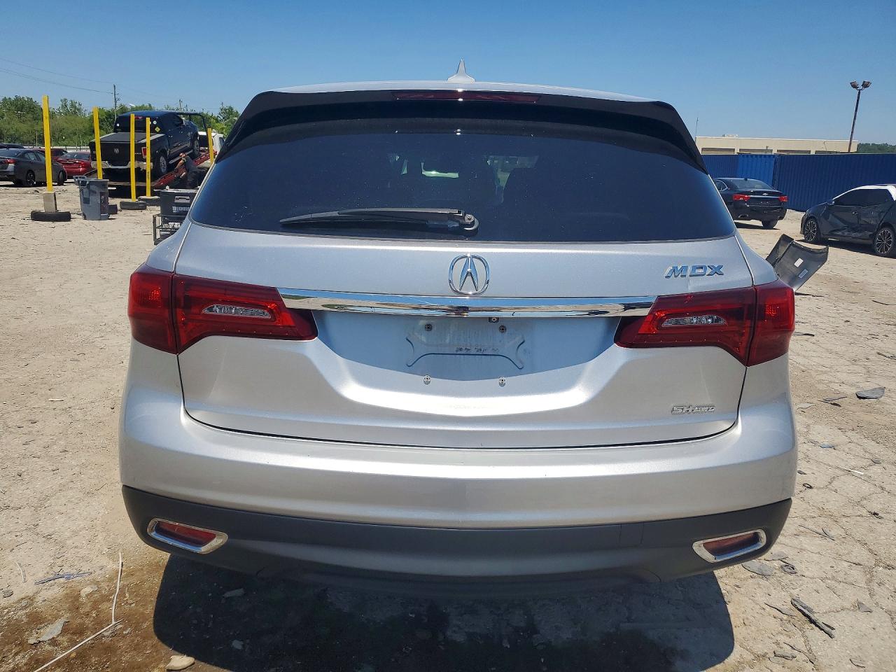 2015 Acura Mdx Technology Silver vin: 5FRYD4H40FB020716