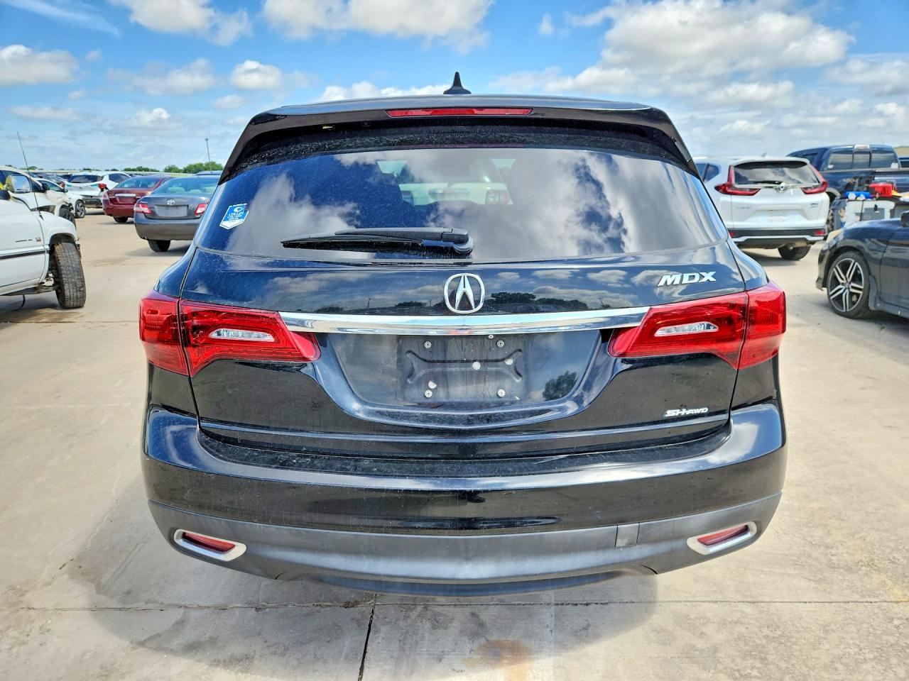 2015 Acura Mdx Technology Black vin: 5FRYD4H40FB026502