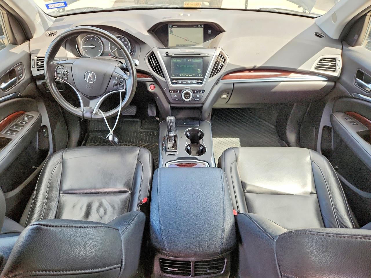 2015 Acura Mdx Technology Black vin: 5FRYD4H40FB026502