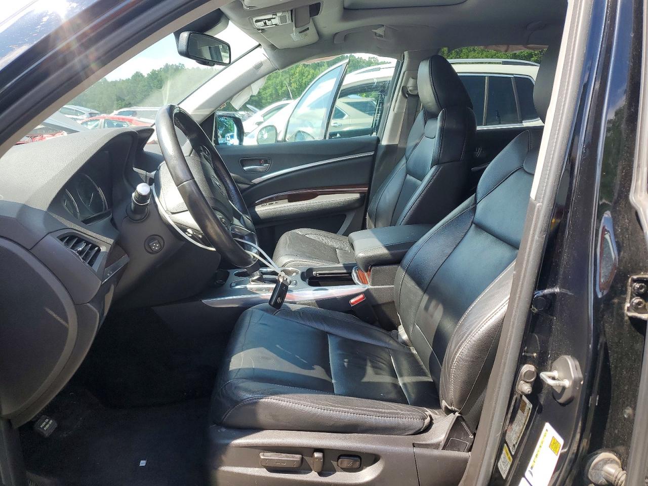 2014 Acura Mdx Technology Black vin: 5FRYD4H41EB010890