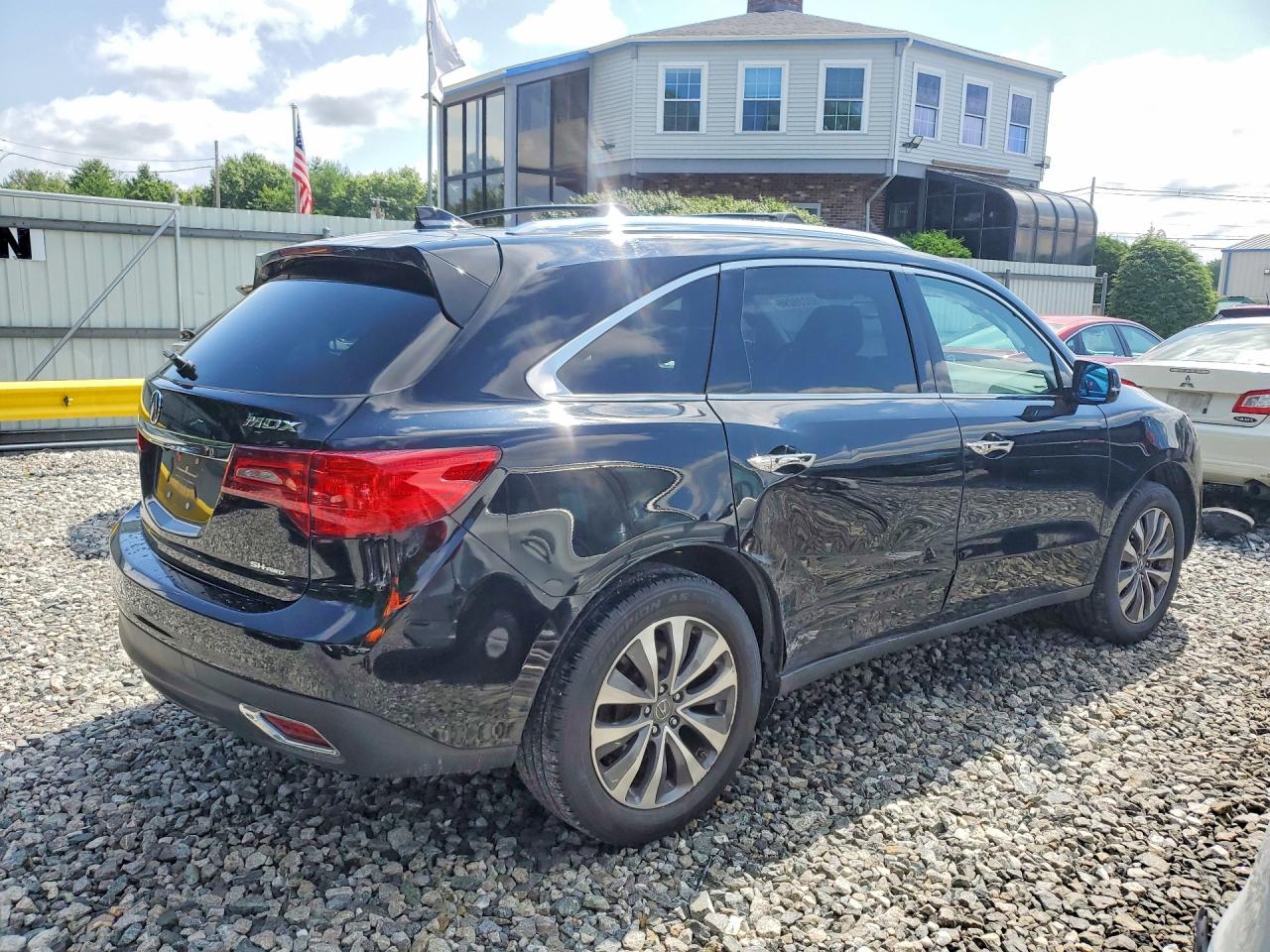 2014 Acura Mdx Technology Black vin: 5FRYD4H41EB010890