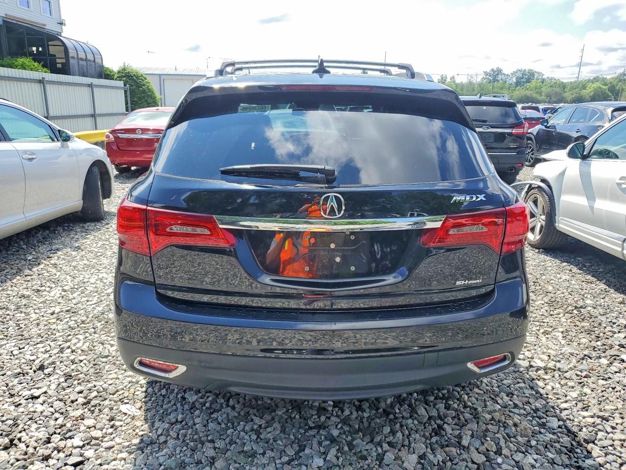 2014 Acura Mdx Technology Black vin: 5FRYD4H41EB010890