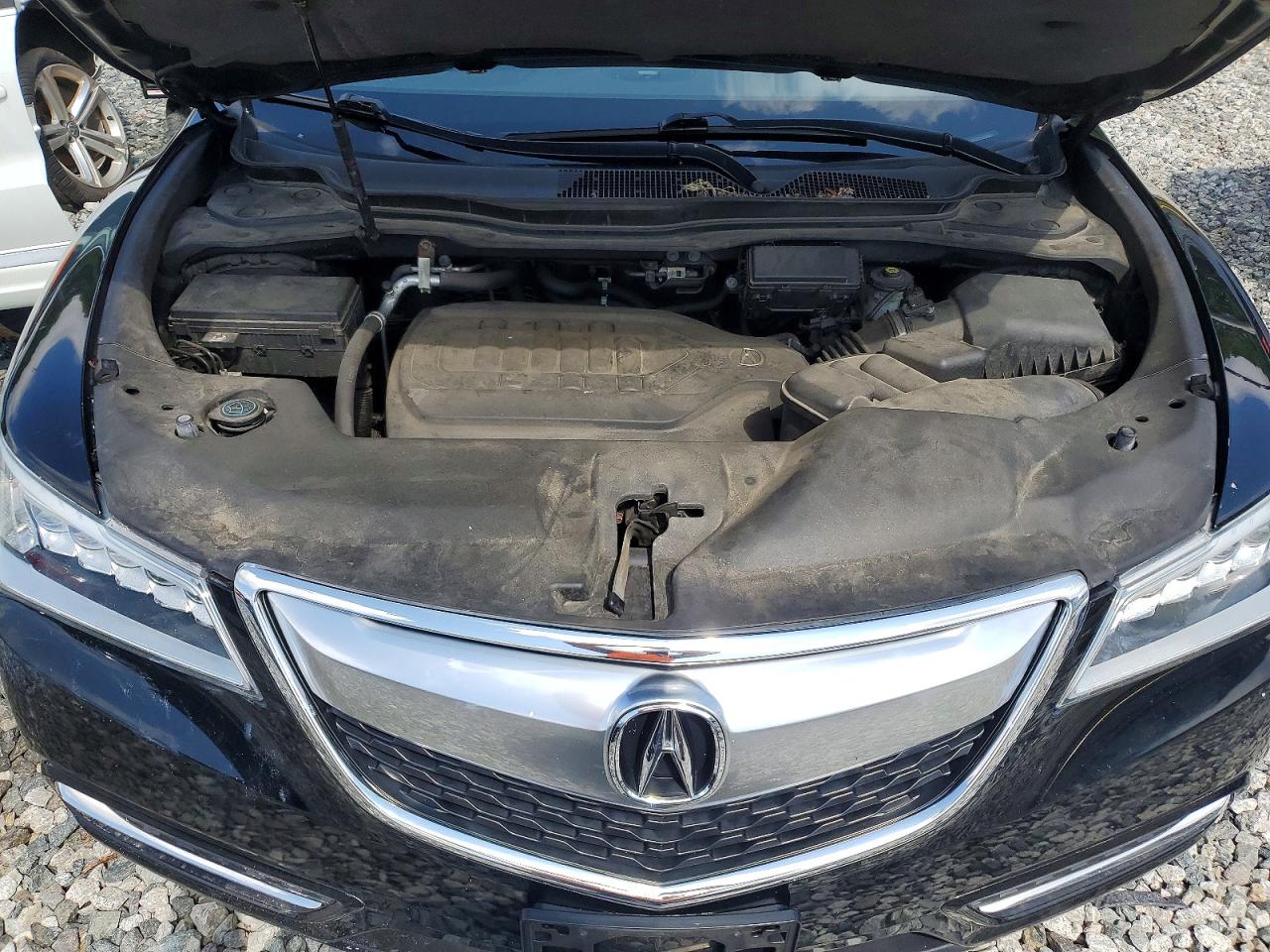 2014 Acura Mdx Technology Black vin: 5FRYD4H41EB010890