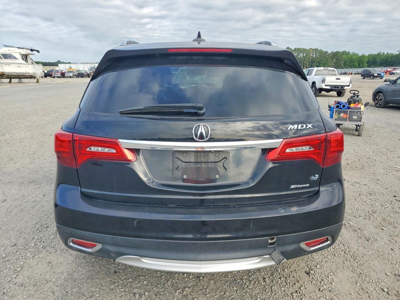 2014 Acura Mdx Technology Черный vin: 5FRYD4H41EB027124