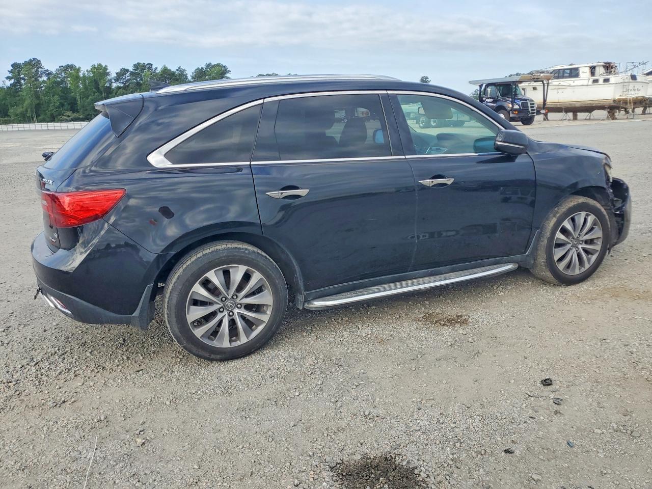 2014 Acura Mdx Technology Черный vin: 5FRYD4H41EB027124