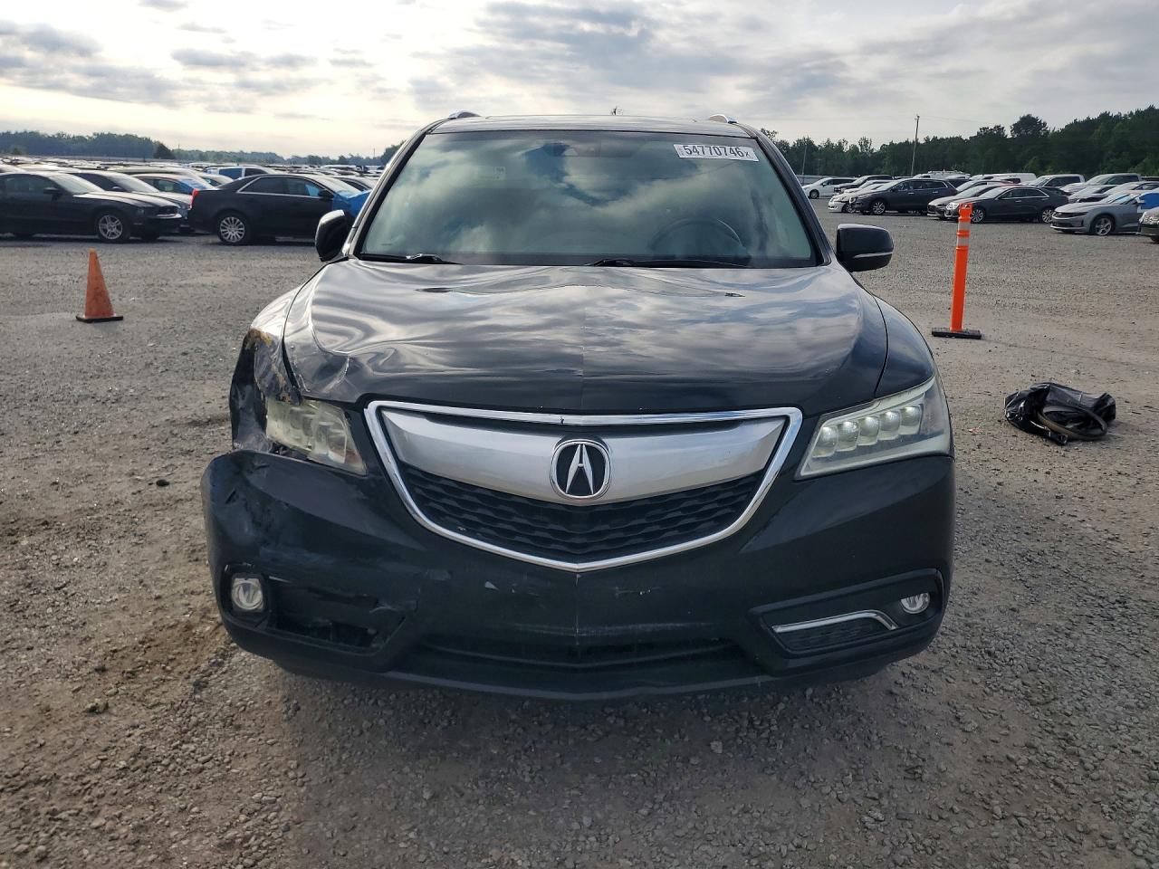 2014 Acura Mdx Technology Черный vin: 5FRYD4H41EB027124