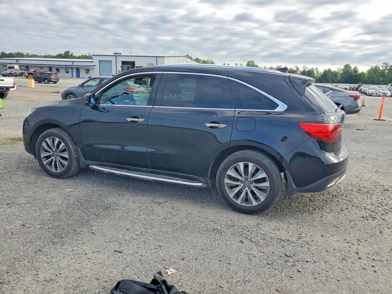 2014 Acura Mdx Technology Черный vin: 5FRYD4H41EB027124