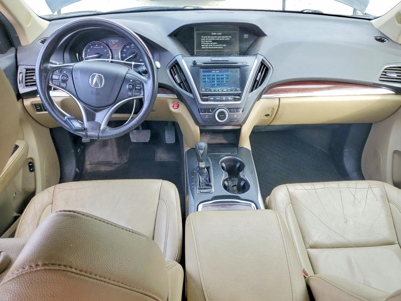 2014 Acura Mdx Technology Черный vin: 5FRYD4H41EB027124