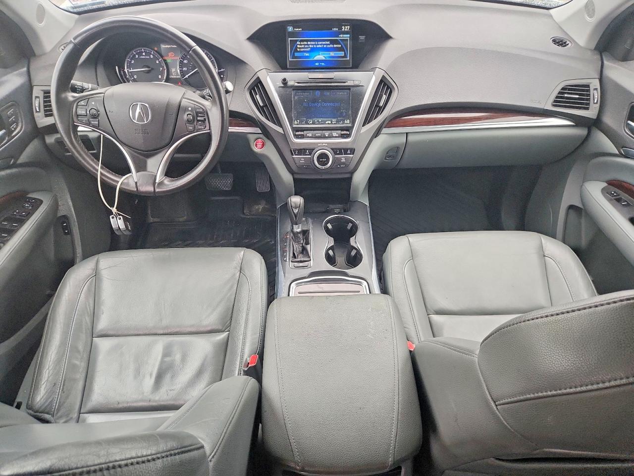 2014 Acura Mdx Technology White vin: 5FRYD4H41EB027351