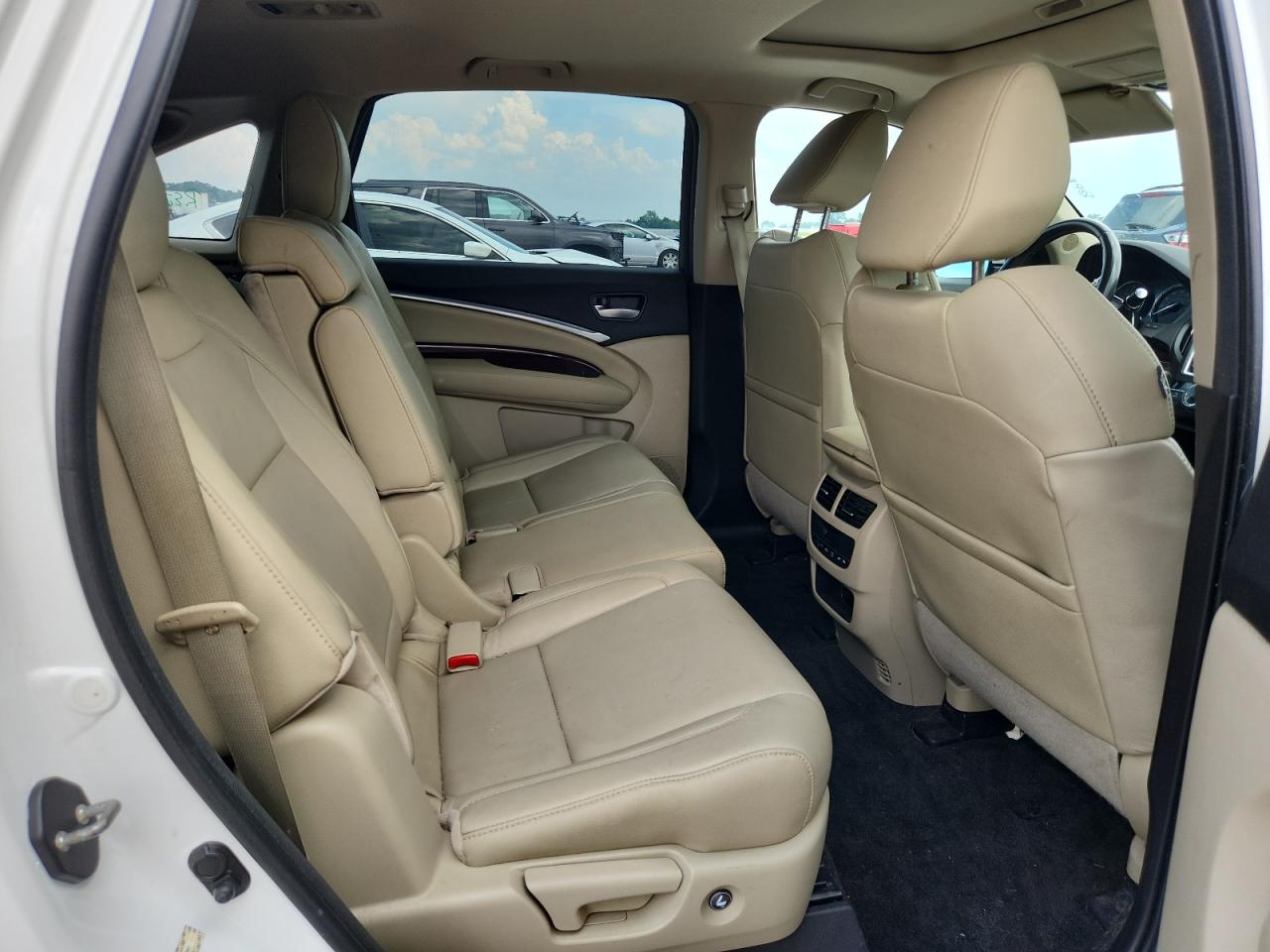 2014 Acura Mdx Technology White vin: 5FRYD4H41EB030041