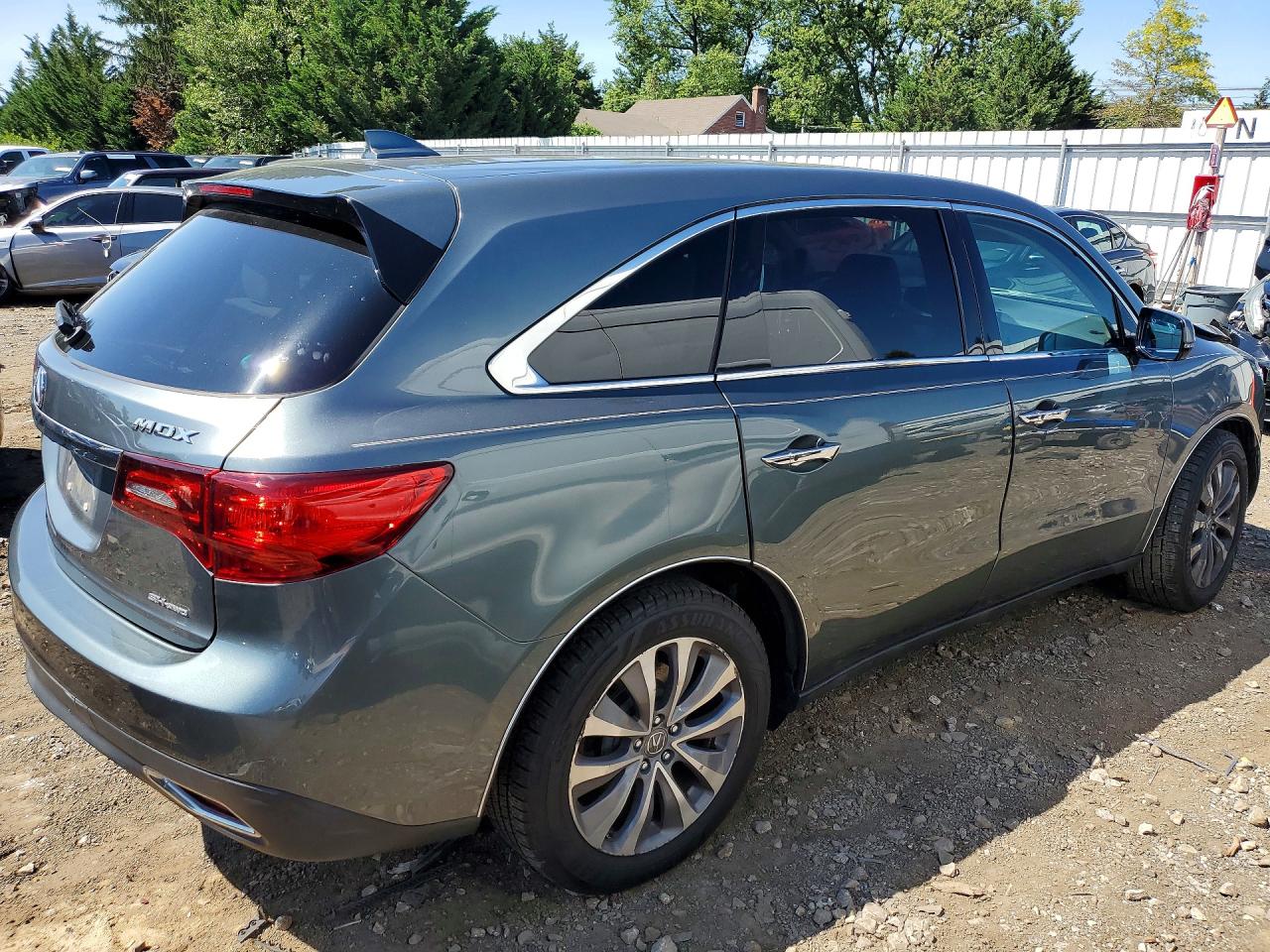 2014 Acura Mdx Technology Gray vin: 5FRYD4H41EB034963